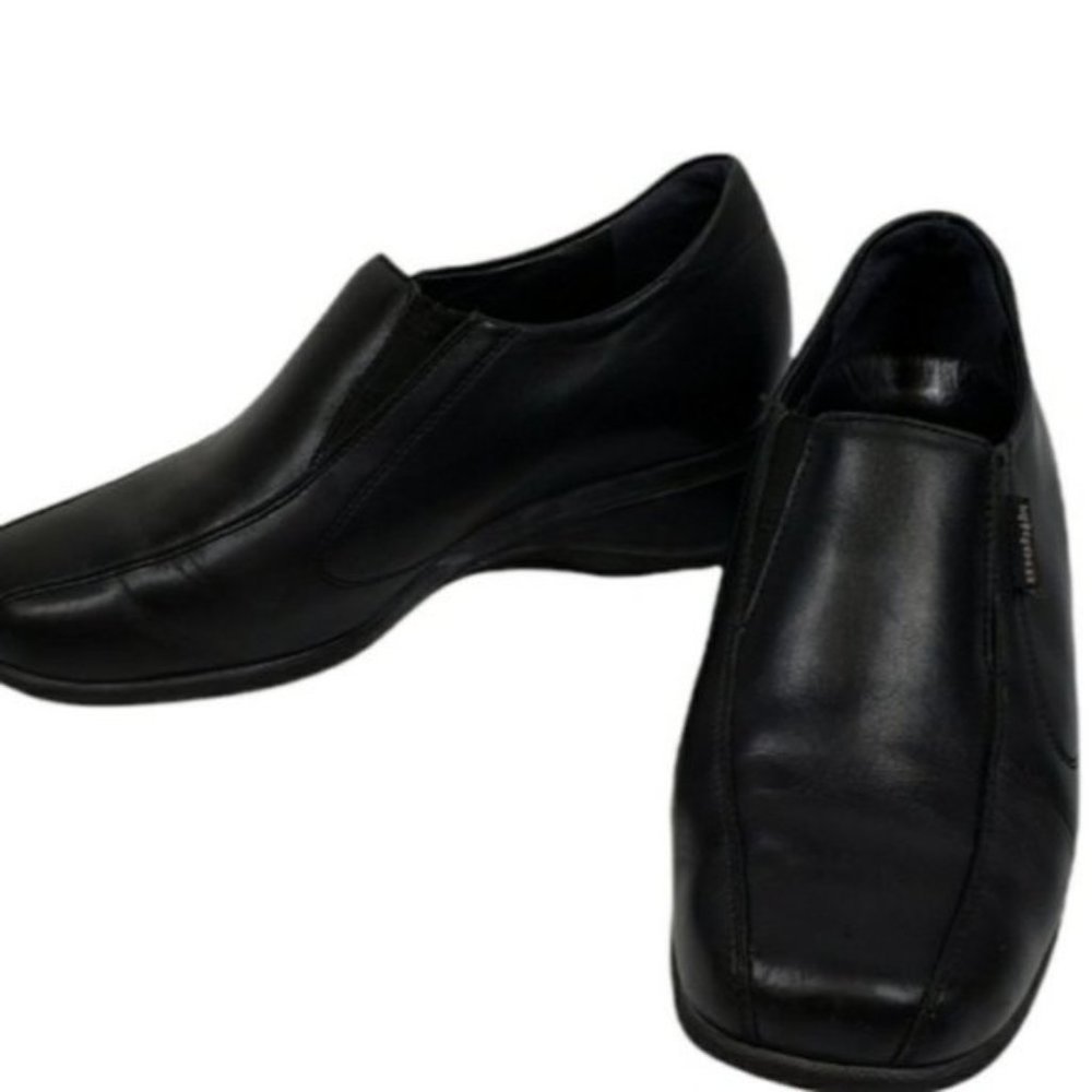 Mephisto Mobils Black Leather Slip On Size 8